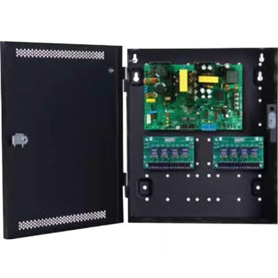 LifeSafety Power FPO150-2D8E1 16 auxiliary outputs fused at 3A per output, 12A/12V or 6A/24V (150W), E1 enclosure