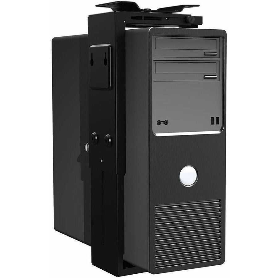 HAT Design Works MNMT10-FS17X18B 17" x 18" x .25" Full Size Cash Drawer Freestanding Base (MNPL1x-xxTB Pole Mount Only), Black