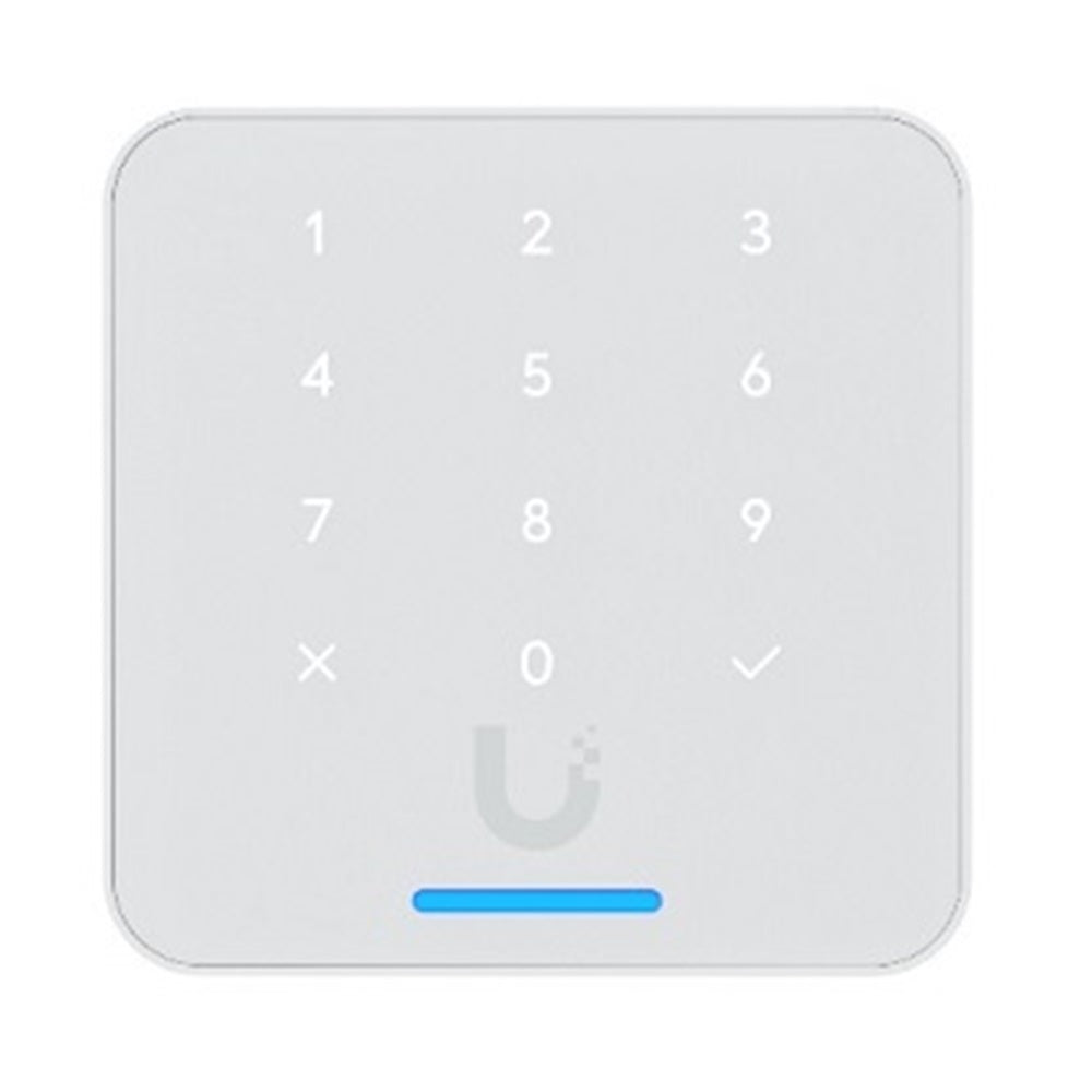 Ubiquiti UA-G3-FLEX-W Third-generation NFC card reader with a keypad and Apple Touch Pass support.