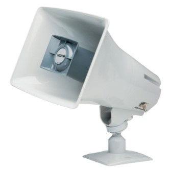 Valcom V-1030C Horn, Paging, 1 Way, 5 Watt, 24V, Beige