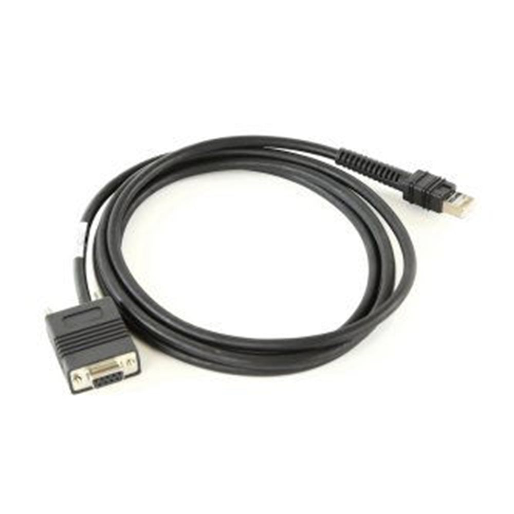 Zebra CBA-R07-S07PAR Cable, RS232, DB9 FEMALE CONNECTOR, 7 FT. 2M STRAIGHT, TXD ON 2 REQUIRES 12V POWER SUPPLY.