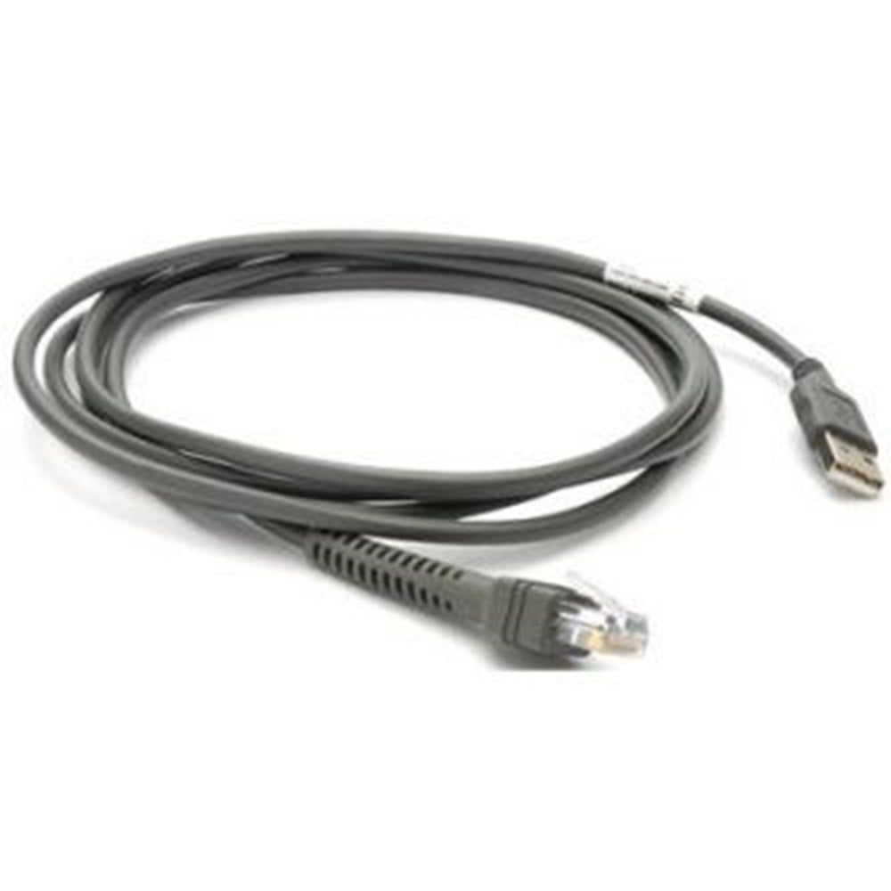 Zebra CBA-U01-S07ZAR Cable, USB: Series A Connector, 7ft. 2m Straight.