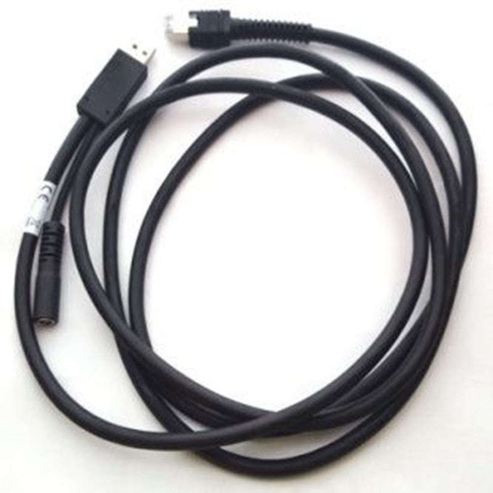 Zebra CBA-U42-S07PAR Straight Shielded USB Cable: Series A Connector, 7FT. 2M, Straight Supporters 12V POWER SUPPLY.