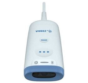 Zebra CS6080-HCKF00BVZWW CS6080 Corded: Companion Scanner, Area Imager, Healthcare, HC White, Vibration Motor