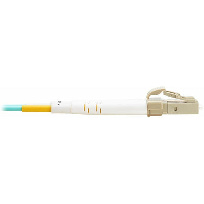 Eaton N820-01M-TAA Tripp Lite series 10Gb Duplex Multimode 50/125 OM3 OFNP Fiber Patch Cable (LC/LC) - Aqua, 1 m (3.3 ft.), TAA