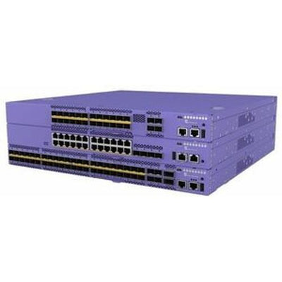 Extreme Networks 5120-24X-4Y-AC-F 5120 stackable switch with 24 x 1G/10G SFP+ ports 4 x 10G/25G SFP28 ports 4 fans 1 x 550W AC PSU 1