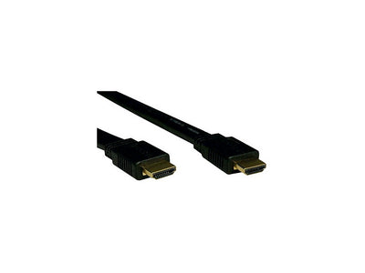 Eaton P568-006-FL Tripp Lite Series High-Speed HDMI Flat Cable, Digital Video with Audio, UHD 4K (M/M), Black, 6 ft. (1.83 m)