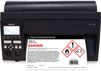 Sato WWSG04001 SG112EX 10.5" Thermal Transfer Printer, 305dpi, USB/LAN/Serial/Parallel