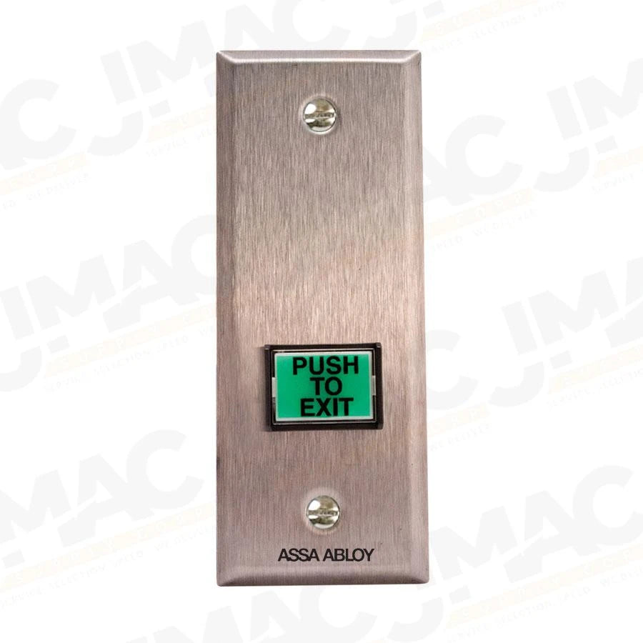 HES EEB3N Emergency Exit Button with 30 Second Timer, Narrow Stile, Green/Red