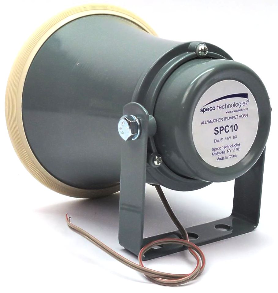 Speco Technologies SPC10 6" 8 Ohm Weatherproof PA Speaker