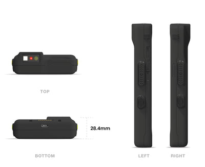 Infinite Peripherals LPR-ZS2D-PH6E Linea Pro Rugged for iPhone 16e, Barcode Scanner Standard-Range 2D
