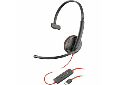HP Poly 8M3Y3AA#ABA Poly BW 3210 Mono USB-C HS TAA U.S. - English localization