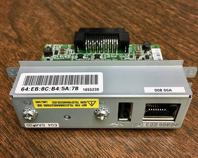 Epson C32C824A8811 UB-E04: mPOS Friendly Ethernet Card, DHCP Enabled