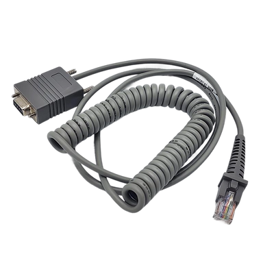Datalogic 90A051330 Cable, RS-232, 9P, Female, Coiled, CAB-362, External Power, 6 ft