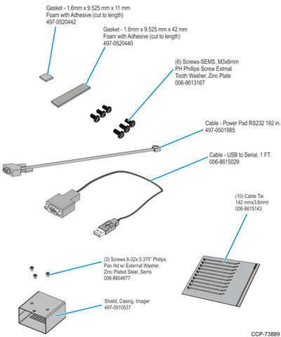 NCR 7709-K738 Tyco/Sensormatic EAS enable kit.