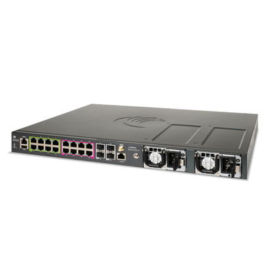 Cambium Networks MXTX2020GXPA10 cnMatrix TX 2020R-P, Intelligent Ethernet PoE Switch, Cambium Sync, 16 x 1gbps and 4 SFP+