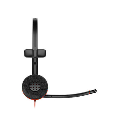 HP Poly 8X214A6 Poly Blackwire 3210 Monaural USB-C Headset +USB-C/A Adapter (Bulk)