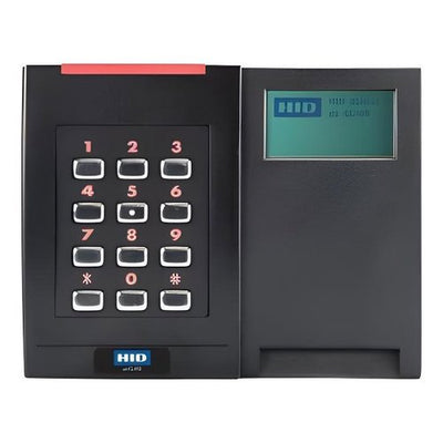 HID 923NPPNEK000P3 Rdr, Rkcl40-P, Pivclass, Se E, Cont Lcd, Lf Off, Hf Std/Sio/Seos/Fips/Cak/Pki, 485Hdx, Pig, Blk, Std-1, A/V