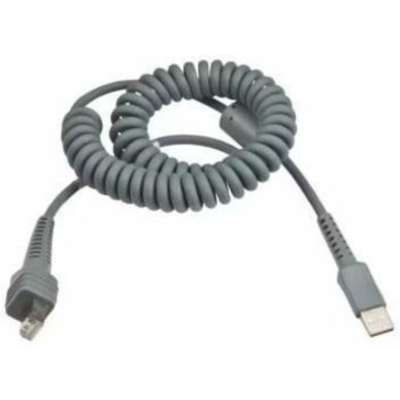 Honeywell Scanning & Mobility 42206431-01E Cable: USB, black, Type A, 3.4m (11.1ft) coiled, host power for use with 3800VHD-ESD-12E. (Not compatible