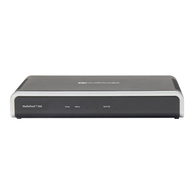 AudioCodes MP504/4S/SIP Includes MediaPack 5xx chassis, 1 Giga Ethernet LAN port and 1 Giga Ethernet WAN port. single AC power
