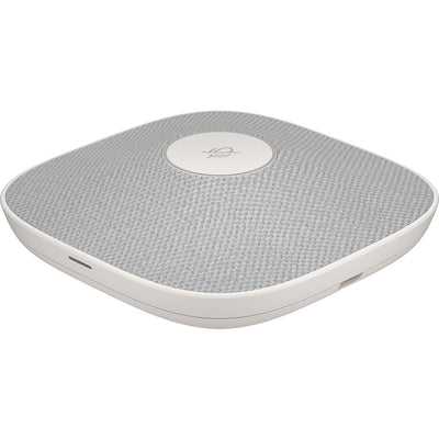 HP Poly B22X4AA#AC3 Studio A2 White Table Microphone w/ Mounting Plate I/O cables HP Poly Studio A2 White Table Microphone w/