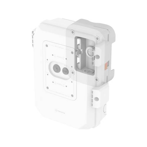 Hanwha SBP-050PMW Pole Mount for SBP-050NBW included SBP-060S Steel Straps (Max Load 33lbs/15kg)