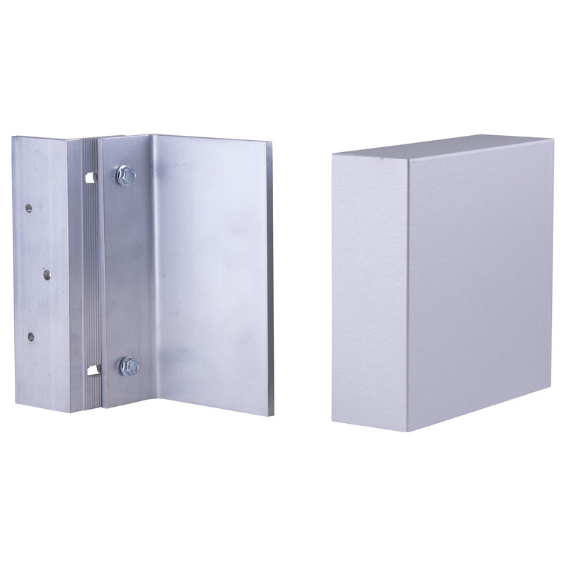 HES ZA-32/62CL Adjustable Z-Bracket for M32 and M62 Locks, Clear Anodized