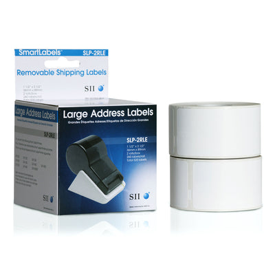 Seiko Instruments SLP-2RLE SLP Large Address Labels 1-1/2 " x 3-1/2", 2 rolls, 260 ea
