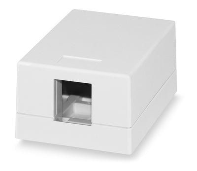 Signamax SMKL-1-WH 1-Port Surface Mount Box White. Minimum order quantity 10.