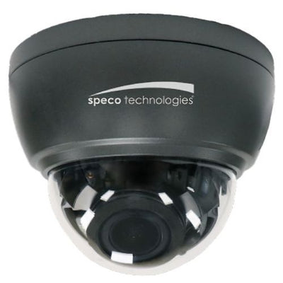 Speco Technologies HTINT59K1 1000TVL Intensifier Dome 2.8-12mm VF lens, Included Junction Box, Dark Grey, TAA