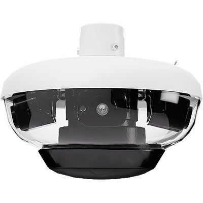 Speco Technologies O84S 8MP (2MP x 4) 360 degree Quad-view IP Camera with Advanced Analytics, 4 x 4.0mm fixed lens, white housing