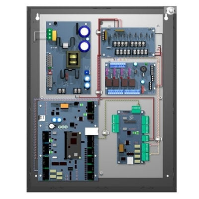 Hanwha NOA-E1PW4 Access and Power Integration Solution, 4-door kit, Prewired for 1 (2-Door Intelligent Controller (IC2) and 1