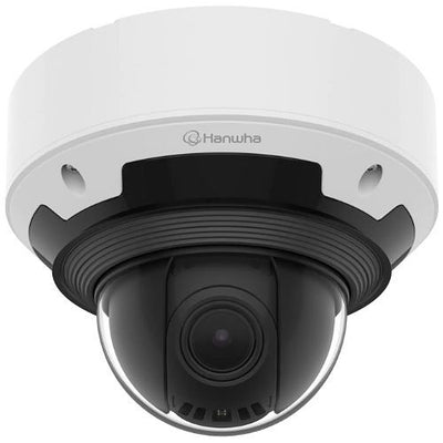 Hanwha PNV-A7082RZ Powered by WN9, Network AI IR Outdoor Vandal Dome Camera; 4MP Max Resolution 2592x1520 @ 60FPS; 0.03Lux@F1.3