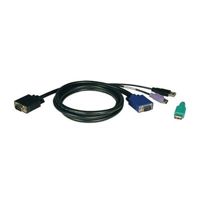 Eaton P780-006 USB/PS2 Combo Cable Kit for NetController KVM Switches B040-Series and B042-Series, 6 ft. (1.83 m)