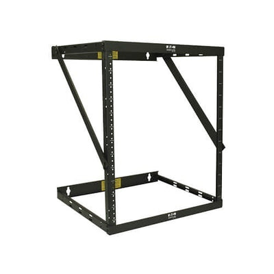 Eaton SRWO8U22 SmartRack 8U/12U/22U Expandable Flat-Pack Low-Profile Switch-Depth Wall-Mount 2-Post Open Frame Rack
