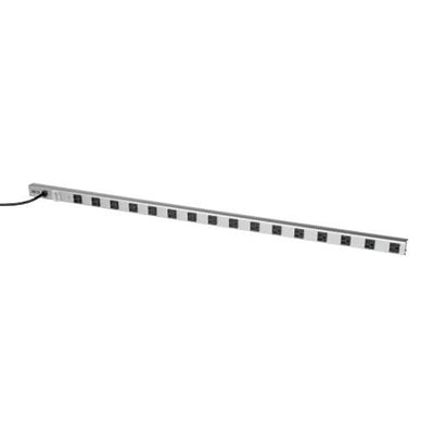 Eaton SS7415-15 16-Outlet Industrial Surge Protector, 15 ft. (4.57 m) Cord, 1650 Joules, Metal Housing, 48 in. Length