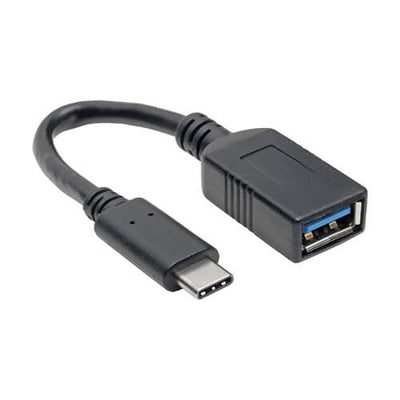 Eaton U428-C6N-F USB-C to USB-A Adapter (M/F), USB 3.2 Gen 1 (5 Gbps), USB-IF Certified, Thunderbolt 3 Compatible, 6-in.