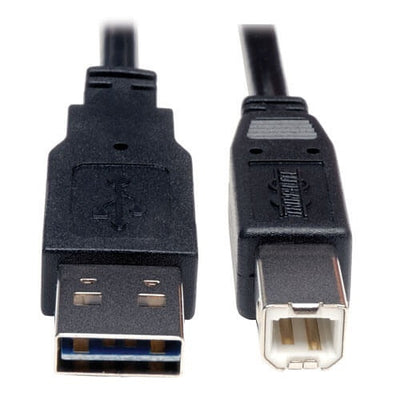 Eaton UR022-010 Tripp Lite series Universal Reversible USB 2.0 Cable (Reversible A to B M/M), 10 ft. (3.05 m)