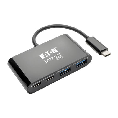 Eaton U460-004-2A2CB Tripp Lite Series 4-Port USB-C Hub, USB 3.x (5Gbps), 2x USB-A, 2x USB-C, Black