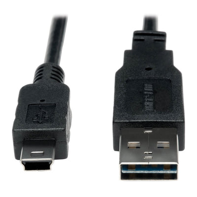 Eaton UR030-006 Tripp Lite Series Universal Reversible USB 2.0 Cable (Reversible A to 5Pin Mini B M/M), 6 ft. (1.83 m)