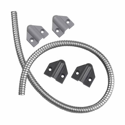 HES TSB-C Securitron  Door Cord for Touch Sense Bar, Caps, Gray/Black, 18"