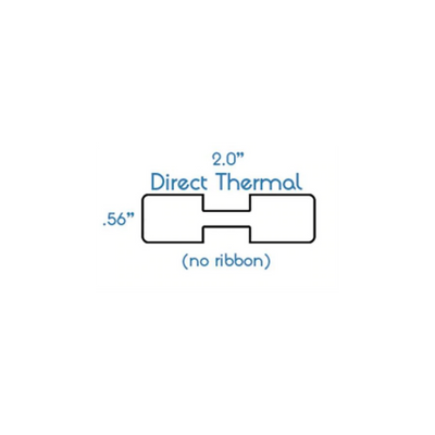 Cognitive 03-02-1797 DT, 2x0.56 Label, Butterfly, BOPP, Gap/Butterfly