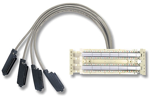 Signamax 100PR-5MT03 100-PR Wall-Mount 110 Block Top 4 Male Telco, 3FT