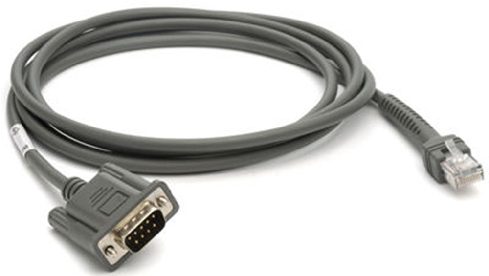 Zebra CBA-R08-S07ZBR Cable - Rs232: 7Ft. (2M)St, Nixdorf Beetle- 5V Direct Power, W/Ttl Current Limit Protection.