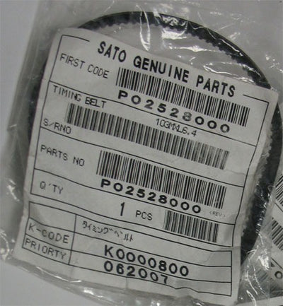 Sato P02528000 Timing Belt 103Mxl-6.4 For M84Pro