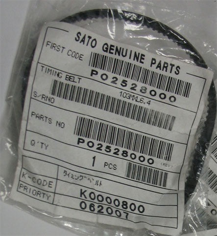 Sato P02528000 Timing Belt 103Mxl-6.4 For M84Pro