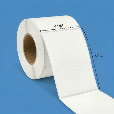 Epson C60GD003 C6000/C7500 series media; 4 x 6" die cut, high gloss, 975 labels/roll; 2 rolls per case