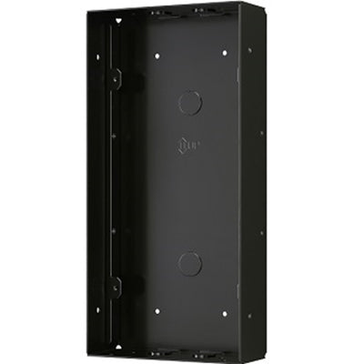 Aiphone IXG-DM7-BOX Flush mount box used to mount the IXG-DM7-HID. The box has 2 conduit knockouts in the back of the box, as