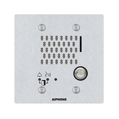 Aiphone IX-SS-2G Ip Audio 2-Gang Door Station, Sip Compatible, Vandal Resistant, Stainless Steel