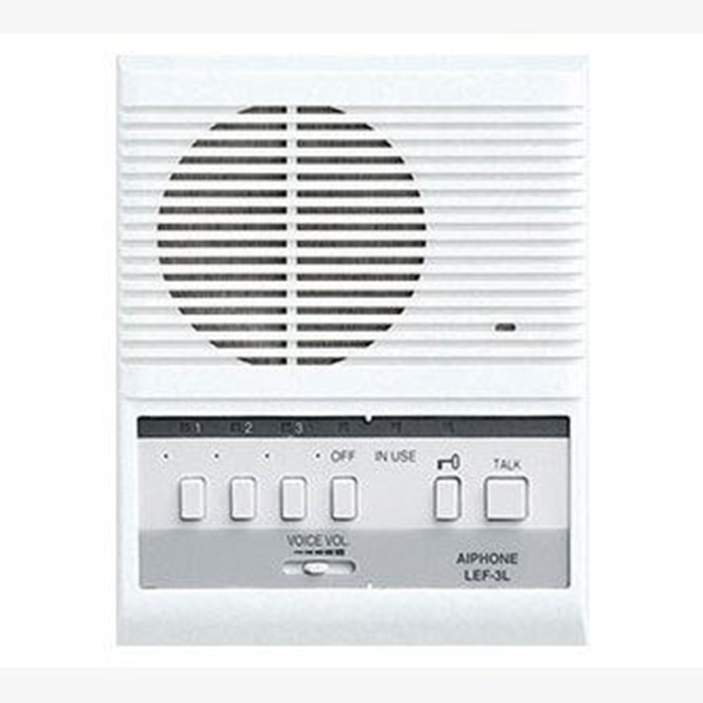 Aiphone LEF-3L 3 Call Master Station with Selective Door Release. Add RY-PA for each external device
